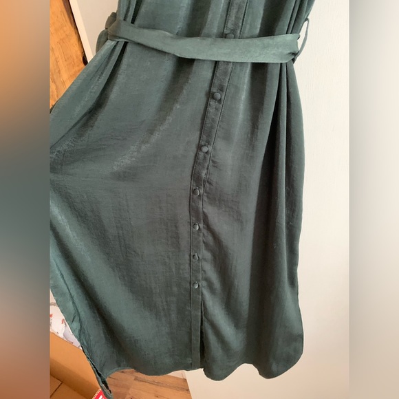 Zara button up satin dress - Picture 5 of 5